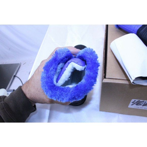 Winter Snow Boots Faux Fur Lined Blue Size 6 Toddler - Picture 9 of 9